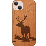 Riverside Deer - Engraved Phone Case