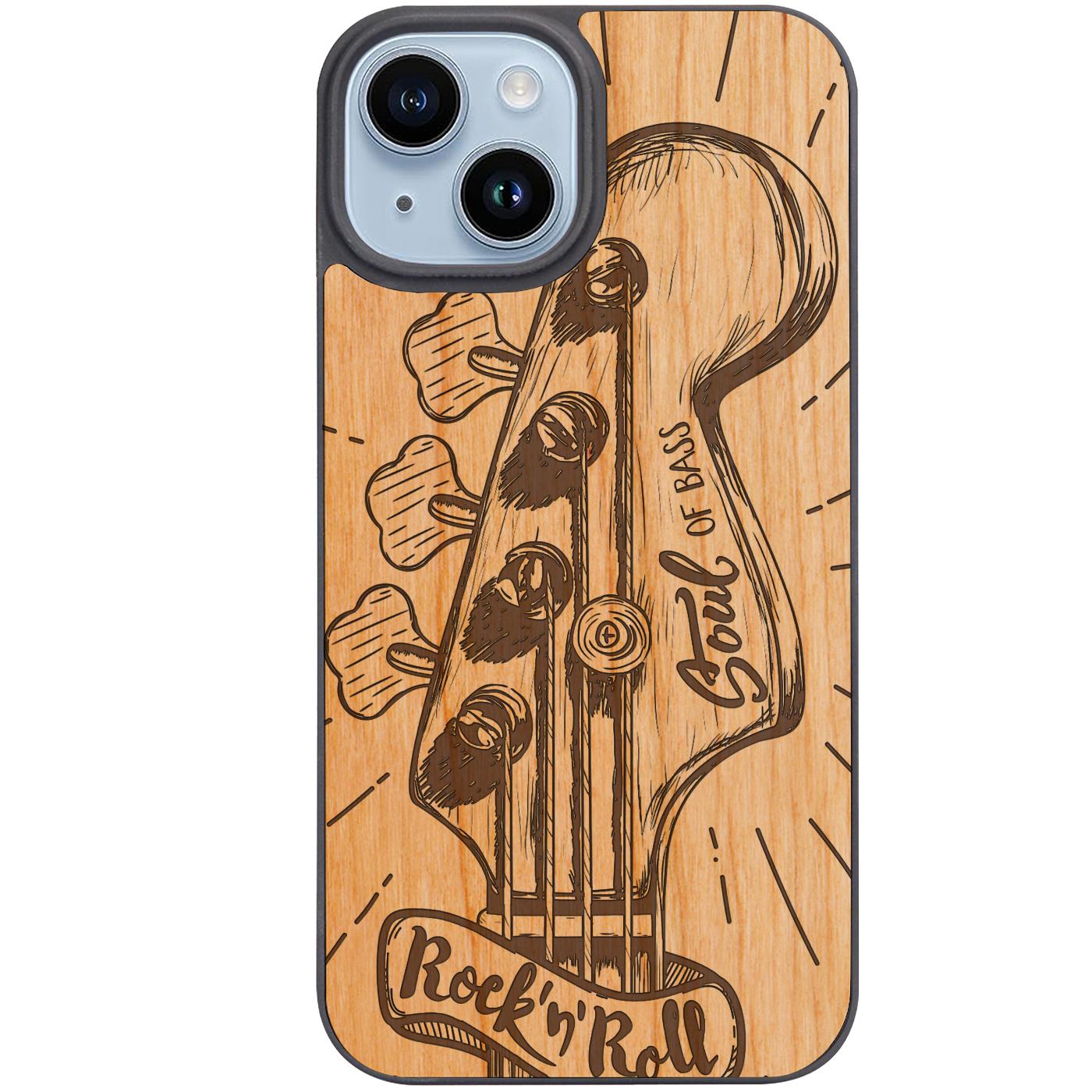 Rock n Roll Bass - Engraved Phone Case