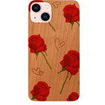 Rose Heart Pattern - UV Color Printed Phone Case