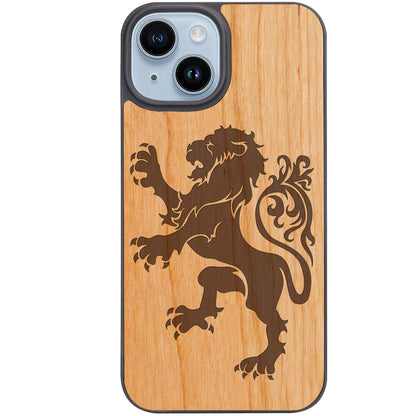 Royal Lion - Engraved Phone Case