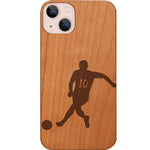 Running Soccer Player - Engraved Phone Case