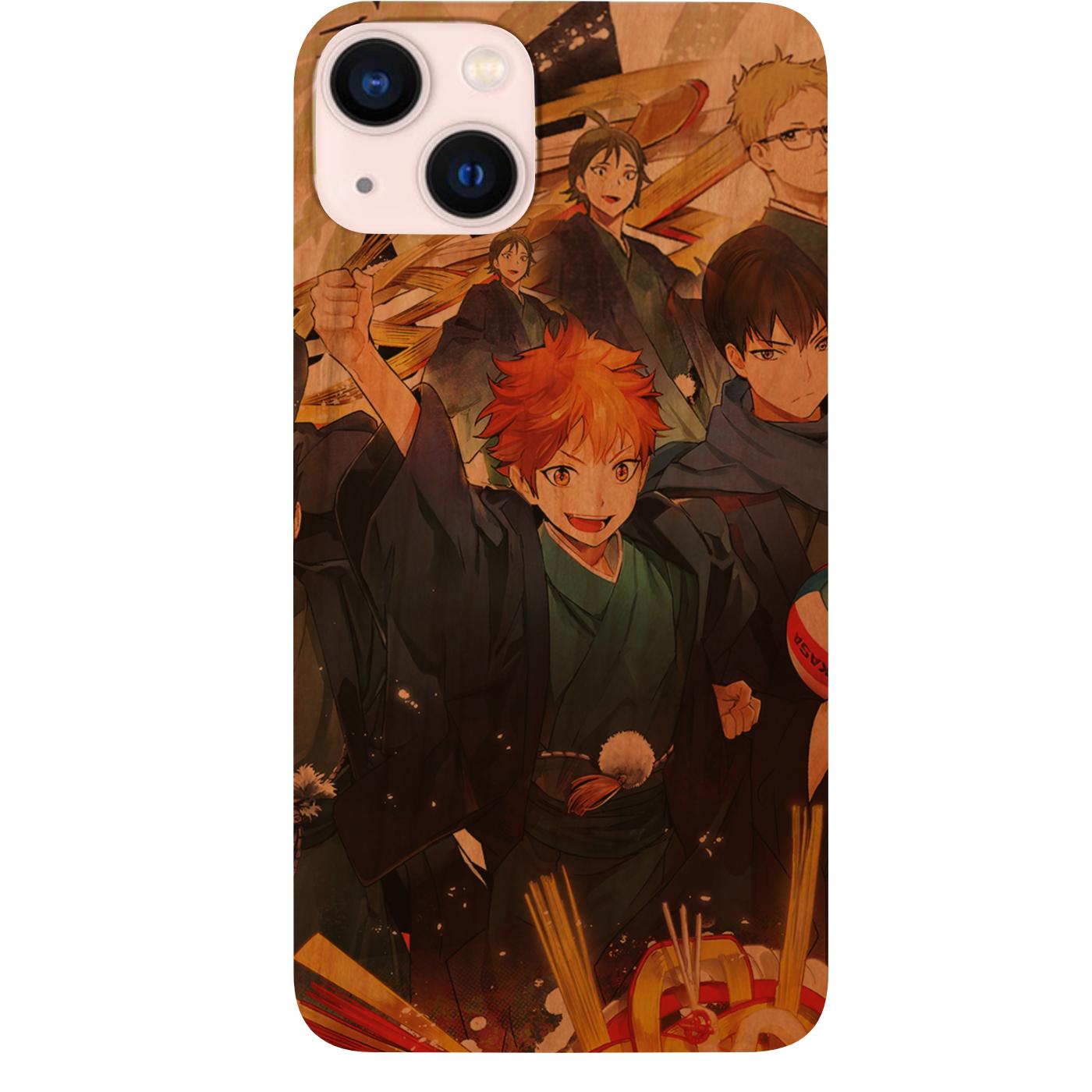 Dragon Sin - Engraved Wood Phone Case - Seven Deadly Sins Anime Case