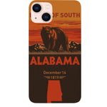 State Alabama - UV Color Printed Phone Case