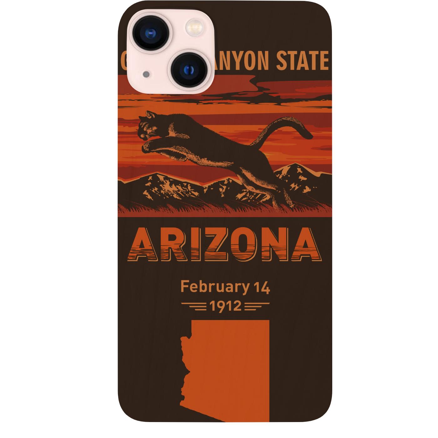 State Arizona - UV Color Printed Phone Case for iPhone 15/iPhone 15 Plus/iPhone 15 Pro/iPhone 15 Pro Max/iPhone 14/
    iPhone 14 Plus/iPhone 14 Pro/iPhone 14 Pro Max/iPhone 13/iPhone 13 Mini/
    iPhone 13 Pro/iPhone 13 Pro Max/iPhone 12 Mini/iPhone 12/
    iPhone 12 Pro Max/iPhone 11/iPhone 11 Pro/iPhone 11 Pro Max/iPhone X/Xs Universal/iPhone XR/iPhone Xs Max/
    Samsung S23/Samsung S23 Plus/Samsung S23 Ultra/Samsung S22/Samsung S22 Plus/Samsung S22 Ultra/Samsung S21