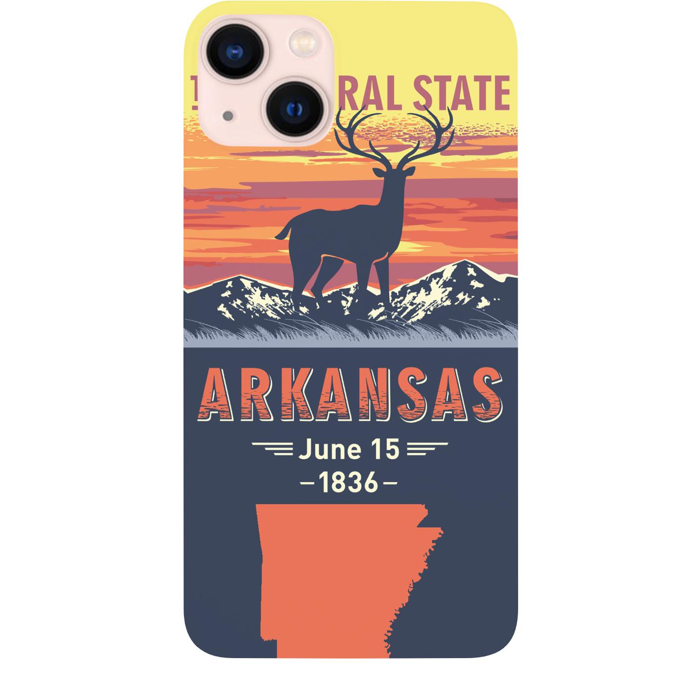 State Arkansas - UV Color Printed Phone Case for iPhone 15/iPhone 15 Plus/iPhone 15 Pro/iPhone 15 Pro Max/iPhone 14/
    iPhone 14 Plus/iPhone 14 Pro/iPhone 14 Pro Max/iPhone 13/iPhone 13 Mini/
    iPhone 13 Pro/iPhone 13 Pro Max/iPhone 12 Mini/iPhone 12/
    iPhone 12 Pro Max/iPhone 11/iPhone 11 Pro/iPhone 11 Pro Max/iPhone X/Xs Universal/iPhone XR/iPhone Xs Max/
    Samsung S23/Samsung S23 Plus/Samsung S23 Ultra/Samsung S22/Samsung S22 Plus/Samsung S22 Ultra/Samsung S21