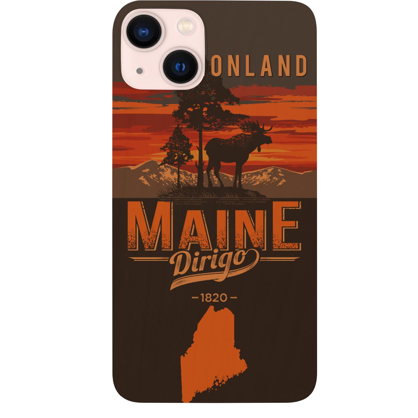 State Maine - UV Color Printed Phone Case