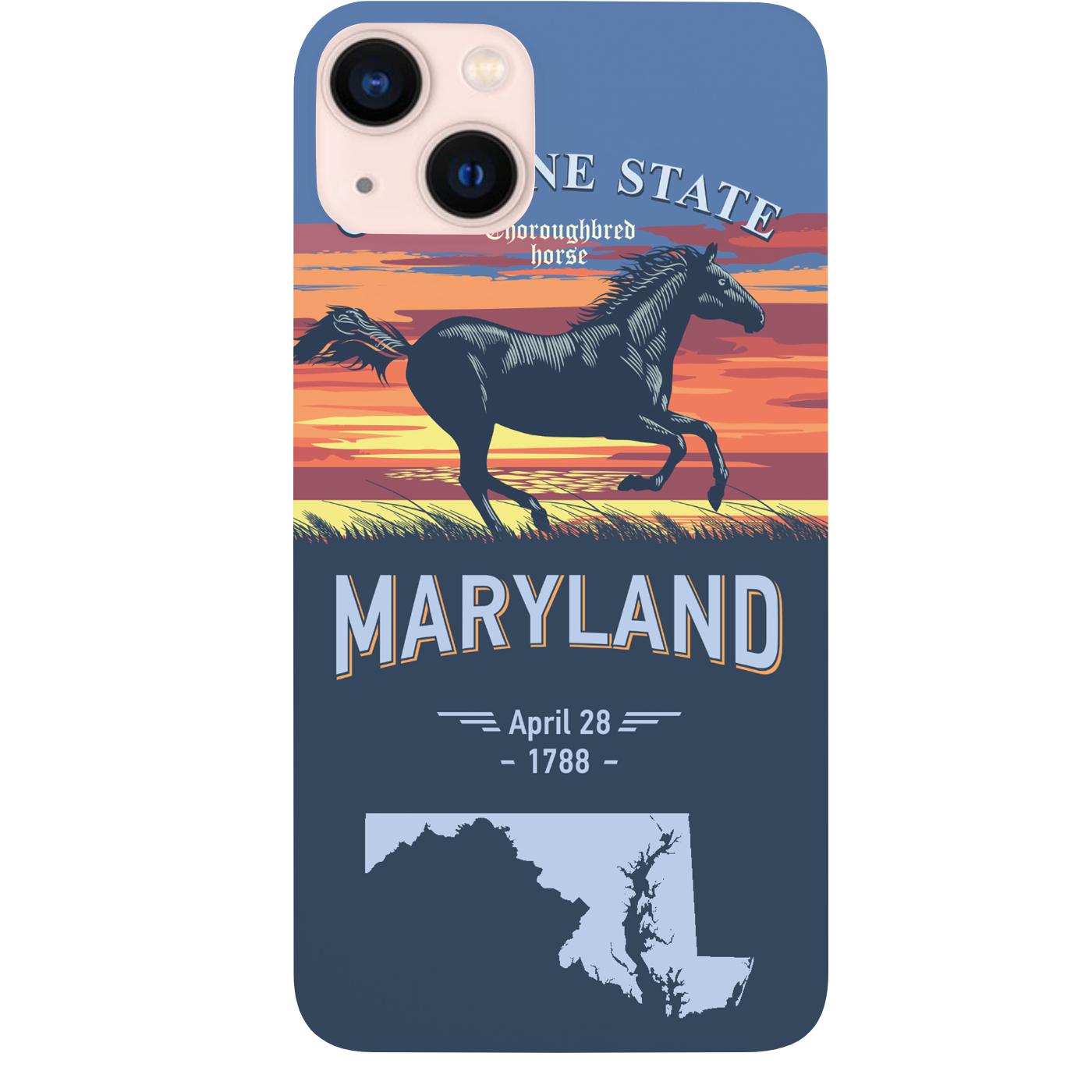 State Maryland - UV Color Printed Phone Case for iPhone 15/iPhone 15 Plus/iPhone 15 Pro/iPhone 15 Pro Max/iPhone 14/
    iPhone 14 Plus/iPhone 14 Pro/iPhone 14 Pro Max/iPhone 13/iPhone 13 Mini/
    iPhone 13 Pro/iPhone 13 Pro Max/iPhone 12 Mini/iPhone 12/
    iPhone 12 Pro Max/iPhone 11/iPhone 11 Pro/iPhone 11 Pro Max/iPhone X/Xs Universal/iPhone XR/iPhone Xs Max/
    Samsung S23/Samsung S23 Plus/Samsung S23 Ultra/Samsung S22/Samsung S22 Plus/Samsung S22 Ultra/Samsung S21