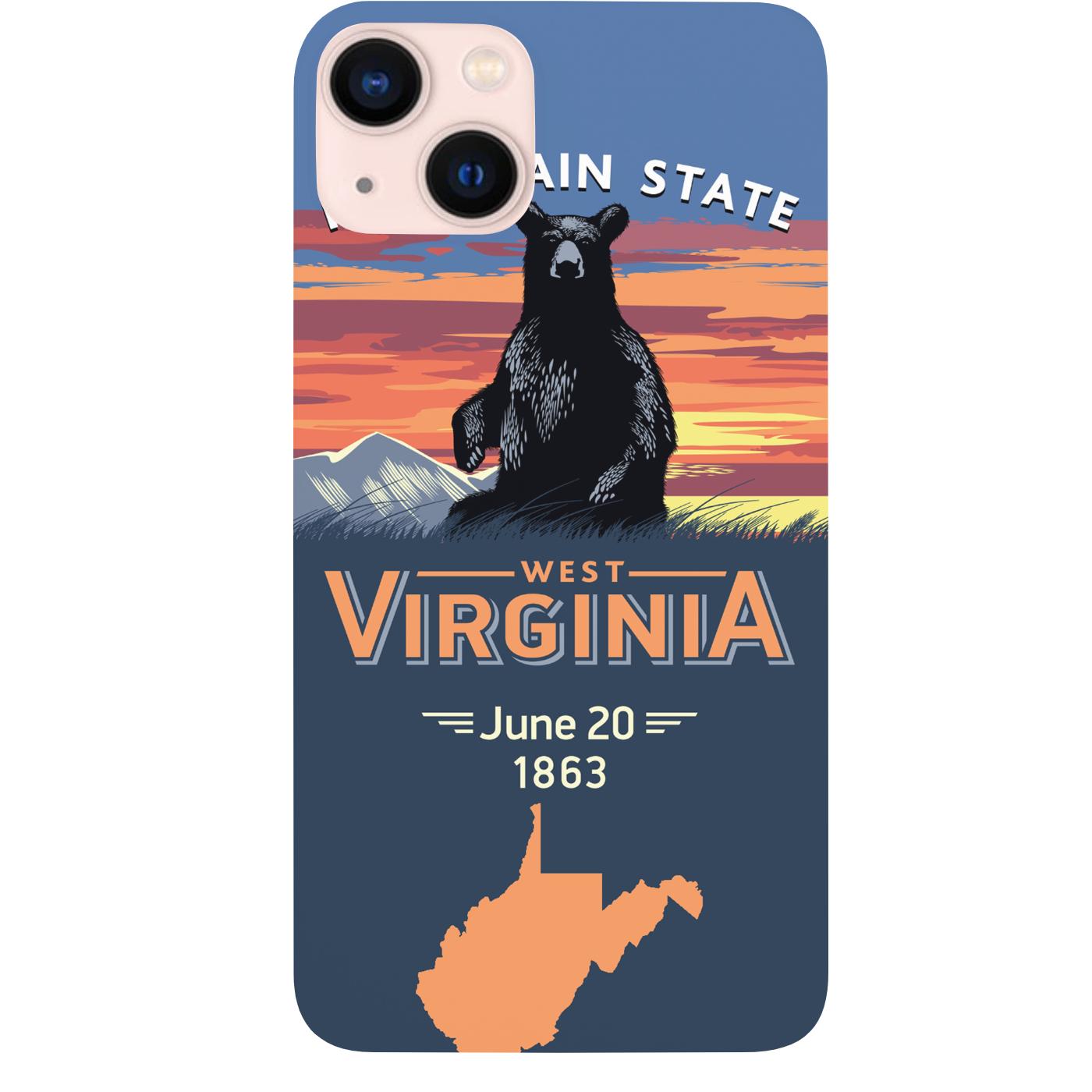 State West Virginia - UV Color Printed Phone Case for iPhone 15/iPhone 15 Plus/iPhone 15 Pro/iPhone 15 Pro Max/iPhone 14/
    iPhone 14 Plus/iPhone 14 Pro/iPhone 14 Pro Max/iPhone 13/iPhone 13 Mini/
    iPhone 13 Pro/iPhone 13 Pro Max/iPhone 12 Mini/iPhone 12/
    iPhone 12 Pro Max/iPhone 11/iPhone 11 Pro/iPhone 11 Pro Max/iPhone X/Xs Universal/iPhone XR/iPhone Xs Max/
    Samsung S23/Samsung S23 Plus/Samsung S23 Ultra/Samsung S22/Samsung S22 Plus/Samsung S22 Ultra/Samsung S21