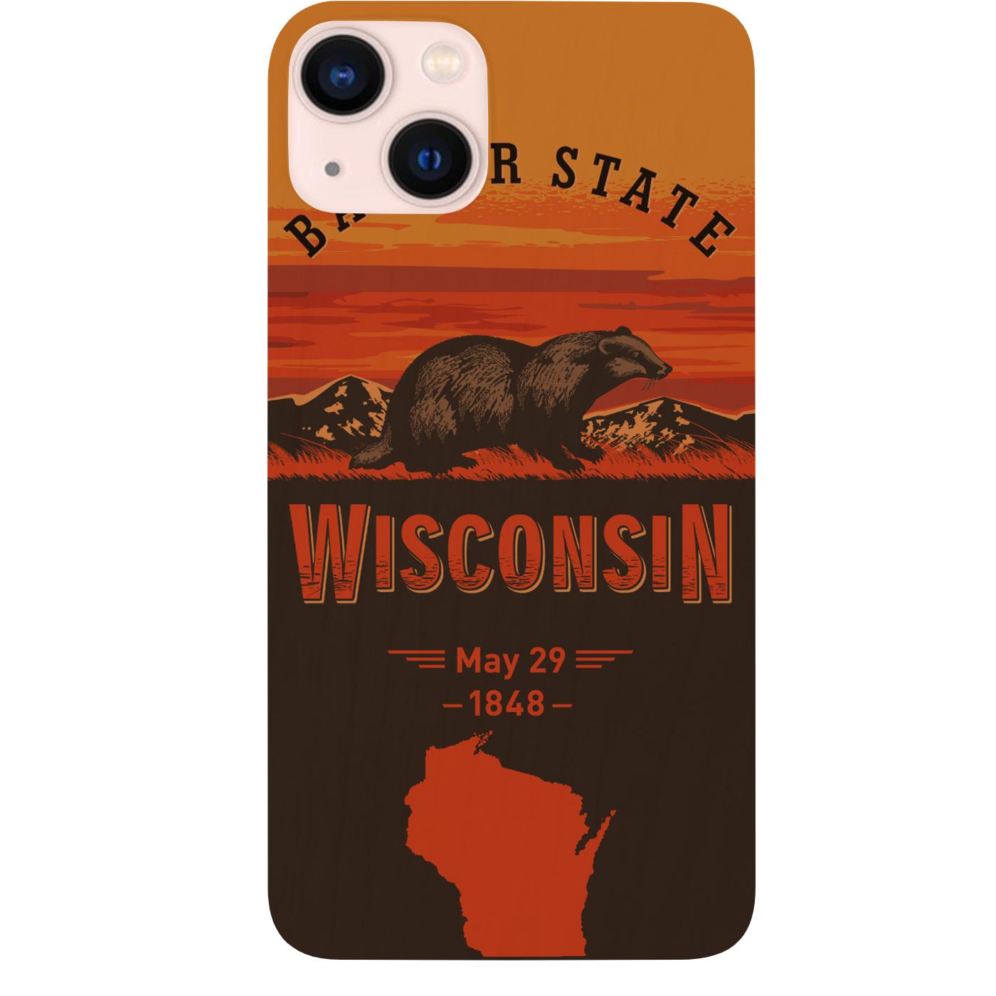 State Wisconsin - UV Color Printed Phone Case for iPhone 15/iPhone 15 Plus/iPhone 15 Pro/iPhone 15 Pro Max/iPhone 14/
    iPhone 14 Plus/iPhone 14 Pro/iPhone 14 Pro Max/iPhone 13/iPhone 13 Mini/
    iPhone 13 Pro/iPhone 13 Pro Max/iPhone 12 Mini/iPhone 12/
    iPhone 12 Pro Max/iPhone 11/iPhone 11 Pro/iPhone 11 Pro Max/iPhone X/Xs Universal/iPhone XR/iPhone Xs Max/
    Samsung S23/Samsung S23 Plus/Samsung S23 Ultra/Samsung S22/Samsung S22 Plus/Samsung S22 Ultra/Samsung S21