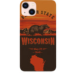 State Wisconsin - UV Color Printed Phone Case