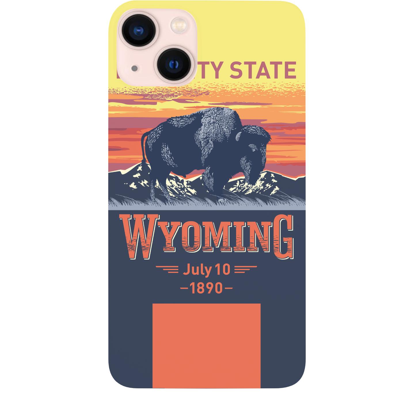 State Wyoming - UV Color Printed Phone Case for iPhone 15/iPhone 15 Plus/iPhone 15 Pro/iPhone 15 Pro Max/iPhone 14/
    iPhone 14 Plus/iPhone 14 Pro/iPhone 14 Pro Max/iPhone 13/iPhone 13 Mini/
    iPhone 13 Pro/iPhone 13 Pro Max/iPhone 12 Mini/iPhone 12/
    iPhone 12 Pro Max/iPhone 11/iPhone 11 Pro/iPhone 11 Pro Max/iPhone X/Xs Universal/iPhone XR/iPhone Xs Max/
    Samsung S23/Samsung S23 Plus/Samsung S23 Ultra/Samsung S22/Samsung S22 Plus/Samsung S22 Ultra/Samsung S21