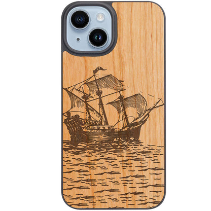 Sailboat - Engraved Phone Case
