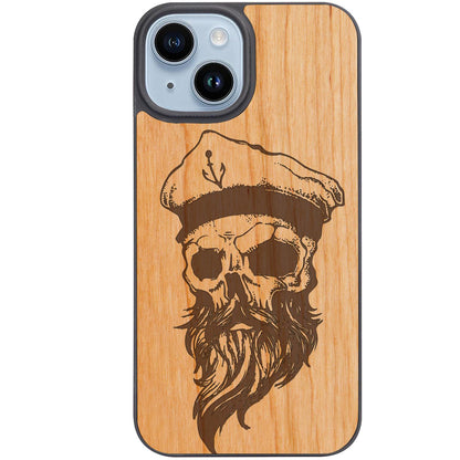 Sailor Skull - Engraved Phone Case