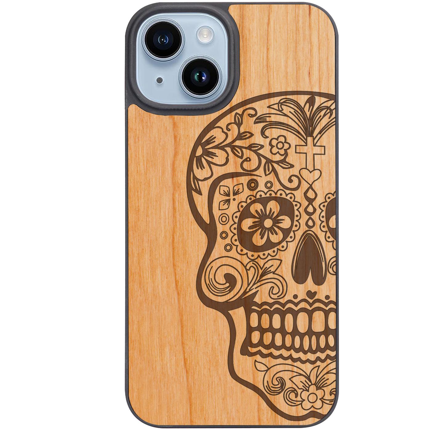 Skull Christ - Engraved Phone Case