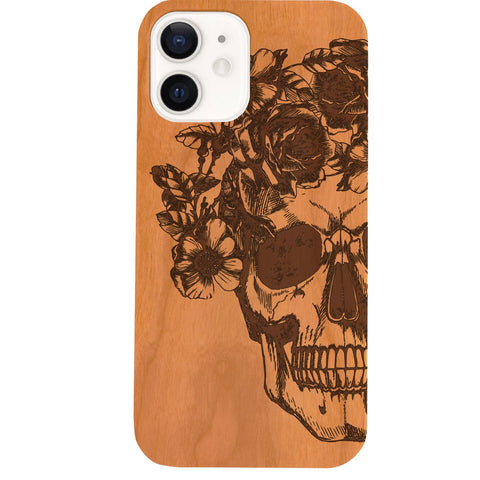 Skull with Flowers - Engraved Phone Case for iPhone 15/iPhone 15 Plus/iPhone 15 Pro/iPhone 15 Pro Max/iPhone 14/
    iPhone 14 Plus/iPhone 14 Pro/iPhone 14 Pro Max/iPhone 13/iPhone 13 Mini/
    iPhone 13 Pro/iPhone 13 Pro Max/iPhone 12 Mini/iPhone 12/
    iPhone 12 Pro Max/iPhone 11/iPhone 11 Pro/iPhone 11 Pro Max/iPhone X/Xs Universal/iPhone XR/iPhone Xs Max/
    Samsung S23/Samsung S23 Plus/Samsung S23 Ultra/Samsung S22/Samsung S22 Plus/Samsung S22 Ultra/Samsung S21