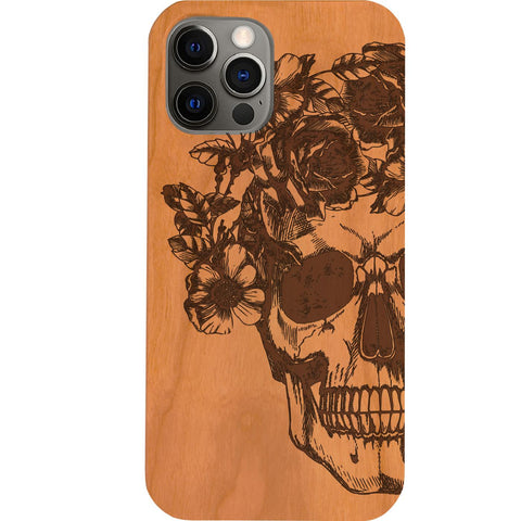 Skull with Flowers - Engraved Phone Case for iPhone 15/iPhone 15 Plus/iPhone 15 Pro/iPhone 15 Pro Max/iPhone 14/
    iPhone 14 Plus/iPhone 14 Pro/iPhone 14 Pro Max/iPhone 13/iPhone 13 Mini/
    iPhone 13 Pro/iPhone 13 Pro Max/iPhone 12 Mini/iPhone 12/
    iPhone 12 Pro Max/iPhone 11/iPhone 11 Pro/iPhone 11 Pro Max/iPhone X/Xs Universal/iPhone XR/iPhone Xs Max/
    Samsung S23/Samsung S23 Plus/Samsung S23 Ultra/Samsung S22/Samsung S22 Plus/Samsung S22 Ultra/Samsung S21