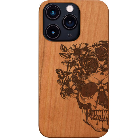 Skull with Flowers - Engraved Phone Case for iPhone 15/iPhone 15 Plus/iPhone 15 Pro/iPhone 15 Pro Max/iPhone 14/
    iPhone 14 Plus/iPhone 14 Pro/iPhone 14 Pro Max/iPhone 13/iPhone 13 Mini/
    iPhone 13 Pro/iPhone 13 Pro Max/iPhone 12 Mini/iPhone 12/
    iPhone 12 Pro Max/iPhone 11/iPhone 11 Pro/iPhone 11 Pro Max/iPhone X/Xs Universal/iPhone XR/iPhone Xs Max/
    Samsung S23/Samsung S23 Plus/Samsung S23 Ultra/Samsung S22/Samsung S22 Plus/Samsung S22 Ultra/Samsung S21