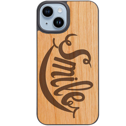 Smile - Engraved Phone Case