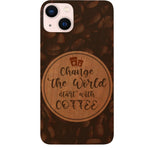 Start with Coffee - UV Color Printed Phone Case