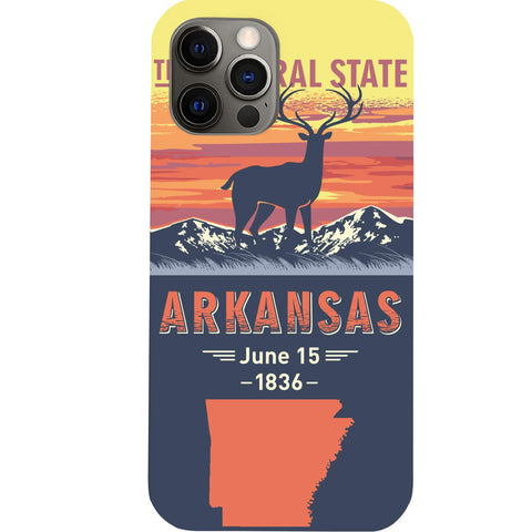 State Arkansas - UV Color Printed Phone Case for iPhone 15/iPhone 15 Plus/iPhone 15 Pro/iPhone 15 Pro Max/iPhone 14/
    iPhone 14 Plus/iPhone 14 Pro/iPhone 14 Pro Max/iPhone 13/iPhone 13 Mini/
    iPhone 13 Pro/iPhone 13 Pro Max/iPhone 12 Mini/iPhone 12/
    iPhone 12 Pro Max/iPhone 11/iPhone 11 Pro/iPhone 11 Pro Max/iPhone X/Xs Universal/iPhone XR/iPhone Xs Max/
    Samsung S23/Samsung S23 Plus/Samsung S23 Ultra/Samsung S22/Samsung S22 Plus/Samsung S22 Ultra/Samsung S21