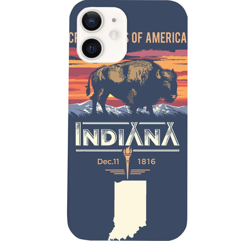 State Indiana - UV Color Printed Phone Case for iPhone 15/iPhone 15 Plus/iPhone 15 Pro/iPhone 15 Pro Max/iPhone 14/
    iPhone 14 Plus/iPhone 14 Pro/iPhone 14 Pro Max/iPhone 13/iPhone 13 Mini/
    iPhone 13 Pro/iPhone 13 Pro Max/iPhone 12 Mini/iPhone 12/
    iPhone 12 Pro Max/iPhone 11/iPhone 11 Pro/iPhone 11 Pro Max/iPhone X/Xs Universal/iPhone XR/iPhone Xs Max/
    Samsung S23/Samsung S23 Plus/Samsung S23 Ultra/Samsung S22/Samsung S22 Plus/Samsung S22 Ultra/Samsung S21