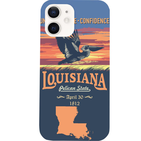 State Louisiana - UV Color Printed Phone Case for iPhone 15/iPhone 15 Plus/iPhone 15 Pro/iPhone 15 Pro Max/iPhone 14/
    iPhone 14 Plus/iPhone 14 Pro/iPhone 14 Pro Max/iPhone 13/iPhone 13 Mini/
    iPhone 13 Pro/iPhone 13 Pro Max/iPhone 12 Mini/iPhone 12/
    iPhone 12 Pro Max/iPhone 11/iPhone 11 Pro/iPhone 11 Pro Max/iPhone X/Xs Universal/iPhone XR/iPhone Xs Max/
    Samsung S23/Samsung S23 Plus/Samsung S23 Ultra/Samsung S22/Samsung S22 Plus/Samsung S22 Ultra/Samsung S21