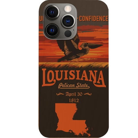 State Louisiana - UV Color Printed Phone Case for iPhone 15/iPhone 15 Plus/iPhone 15 Pro/iPhone 15 Pro Max/iPhone 14/
    iPhone 14 Plus/iPhone 14 Pro/iPhone 14 Pro Max/iPhone 13/iPhone 13 Mini/
    iPhone 13 Pro/iPhone 13 Pro Max/iPhone 12 Mini/iPhone 12/
    iPhone 12 Pro Max/iPhone 11/iPhone 11 Pro/iPhone 11 Pro Max/iPhone X/Xs Universal/iPhone XR/iPhone Xs Max/
    Samsung S23/Samsung S23 Plus/Samsung S23 Ultra/Samsung S22/Samsung S22 Plus/Samsung S22 Ultra/Samsung S21