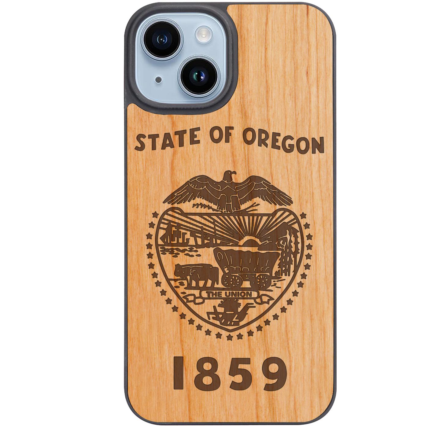 State Oregon 1 - Engraved Phone Case