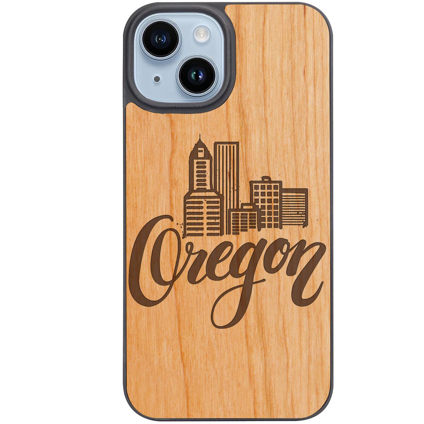 State Oregon 3 - Engraved Phone Case