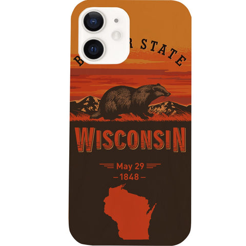 State Wisconsin - UV Color Printed Phone Case for iPhone 15/iPhone 15 Plus/iPhone 15 Pro/iPhone 15 Pro Max/iPhone 14/
    iPhone 14 Plus/iPhone 14 Pro/iPhone 14 Pro Max/iPhone 13/iPhone 13 Mini/
    iPhone 13 Pro/iPhone 13 Pro Max/iPhone 12 Mini/iPhone 12/
    iPhone 12 Pro Max/iPhone 11/iPhone 11 Pro/iPhone 11 Pro Max/iPhone X/Xs Universal/iPhone XR/iPhone Xs Max/
    Samsung S23/Samsung S23 Plus/Samsung S23 Ultra/Samsung S22/Samsung S22 Plus/Samsung S22 Ultra/Samsung S21