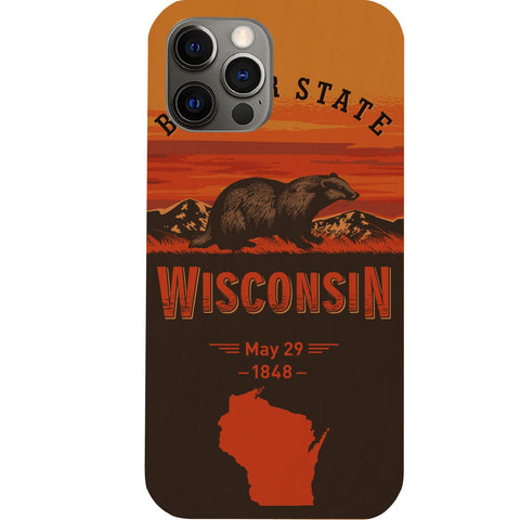 State Wisconsin - UV Color Printed Phone Case for iPhone 15/iPhone 15 Plus/iPhone 15 Pro/iPhone 15 Pro Max/iPhone 14/
    iPhone 14 Plus/iPhone 14 Pro/iPhone 14 Pro Max/iPhone 13/iPhone 13 Mini/
    iPhone 13 Pro/iPhone 13 Pro Max/iPhone 12 Mini/iPhone 12/
    iPhone 12 Pro Max/iPhone 11/iPhone 11 Pro/iPhone 11 Pro Max/iPhone X/Xs Universal/iPhone XR/iPhone Xs Max/
    Samsung S23/Samsung S23 Plus/Samsung S23 Ultra/Samsung S22/Samsung S22 Plus/Samsung S22 Ultra/Samsung S21