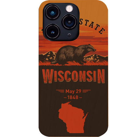 State Wisconsin - UV Color Printed Phone Case for iPhone 15/iPhone 15 Plus/iPhone 15 Pro/iPhone 15 Pro Max/iPhone 14/
    iPhone 14 Plus/iPhone 14 Pro/iPhone 14 Pro Max/iPhone 13/iPhone 13 Mini/
    iPhone 13 Pro/iPhone 13 Pro Max/iPhone 12 Mini/iPhone 12/
    iPhone 12 Pro Max/iPhone 11/iPhone 11 Pro/iPhone 11 Pro Max/iPhone X/Xs Universal/iPhone XR/iPhone Xs Max/
    Samsung S23/Samsung S23 Plus/Samsung S23 Ultra/Samsung S22/Samsung S22 Plus/Samsung S22 Ultra/Samsung S21