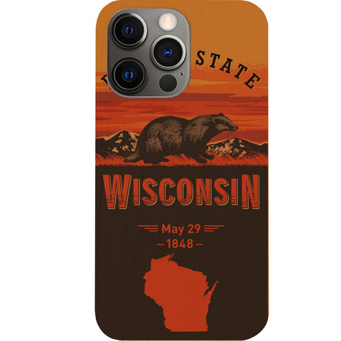 State Wisconsin - UV Color Printed Phone Case for iPhone 15/iPhone 15 Plus/iPhone 15 Pro/iPhone 15 Pro Max/iPhone 14/
    iPhone 14 Plus/iPhone 14 Pro/iPhone 14 Pro Max/iPhone 13/iPhone 13 Mini/
    iPhone 13 Pro/iPhone 13 Pro Max/iPhone 12 Mini/iPhone 12/
    iPhone 12 Pro Max/iPhone 11/iPhone 11 Pro/iPhone 11 Pro Max/iPhone X/Xs Universal/iPhone XR/iPhone Xs Max/
    Samsung S23/Samsung S23 Plus/Samsung S23 Ultra/Samsung S22/Samsung S22 Plus/Samsung S22 Ultra/Samsung S21