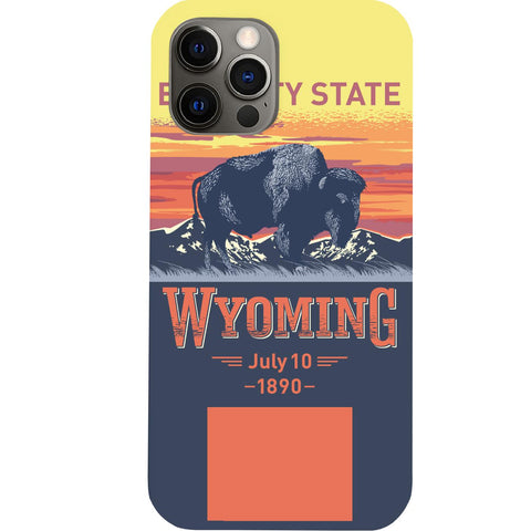 State Wyoming - UV Color Printed Phone Case for iPhone 15/iPhone 15 Plus/iPhone 15 Pro/iPhone 15 Pro Max/iPhone 14/
    iPhone 14 Plus/iPhone 14 Pro/iPhone 14 Pro Max/iPhone 13/iPhone 13 Mini/
    iPhone 13 Pro/iPhone 13 Pro Max/iPhone 12 Mini/iPhone 12/
    iPhone 12 Pro Max/iPhone 11/iPhone 11 Pro/iPhone 11 Pro Max/iPhone X/Xs Universal/iPhone XR/iPhone Xs Max/
    Samsung S23/Samsung S23 Plus/Samsung S23 Ultra/Samsung S22/Samsung S22 Plus/Samsung S22 Ultra/Samsung S21