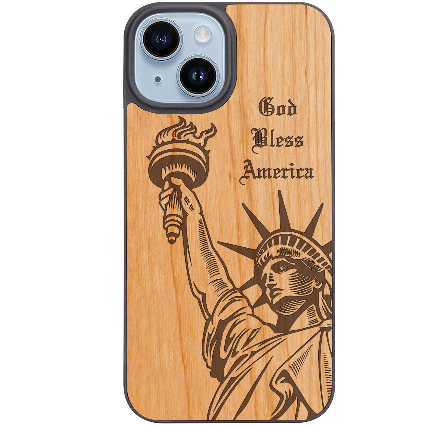 Statue of Liberty - Engraved Phone Case