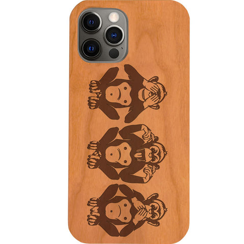 Three Wise Monkeys - Engraved Phone Case for iPhone 15/iPhone 15 Plus/iPhone 15 Pro/iPhone 15 Pro Max/iPhone 14/
    iPhone 14 Plus/iPhone 14 Pro/iPhone 14 Pro Max/iPhone 13/iPhone 13 Mini/
    iPhone 13 Pro/iPhone 13 Pro Max/iPhone 12 Mini/iPhone 12/
    iPhone 12 Pro Max/iPhone 11/iPhone 11 Pro/iPhone 11 Pro Max/iPhone X/Xs Universal/iPhone XR/iPhone Xs Max/
    Samsung S23/Samsung S23 Plus/Samsung S23 Ultra/Samsung S22/Samsung S22 Plus/Samsung S22 Ultra/Samsung S21