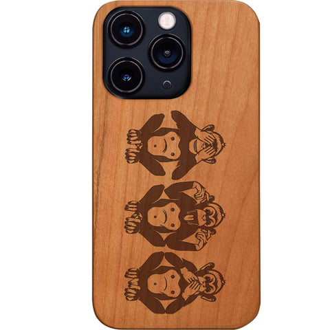 Three Wise Monkeys - Engraved Phone Case for iPhone 15/iPhone 15 Plus/iPhone 15 Pro/iPhone 15 Pro Max/iPhone 14/
    iPhone 14 Plus/iPhone 14 Pro/iPhone 14 Pro Max/iPhone 13/iPhone 13 Mini/
    iPhone 13 Pro/iPhone 13 Pro Max/iPhone 12 Mini/iPhone 12/
    iPhone 12 Pro Max/iPhone 11/iPhone 11 Pro/iPhone 11 Pro Max/iPhone X/Xs Universal/iPhone XR/iPhone Xs Max/
    Samsung S23/Samsung S23 Plus/Samsung S23 Ultra/Samsung S22/Samsung S22 Plus/Samsung S22 Ultra/Samsung S21