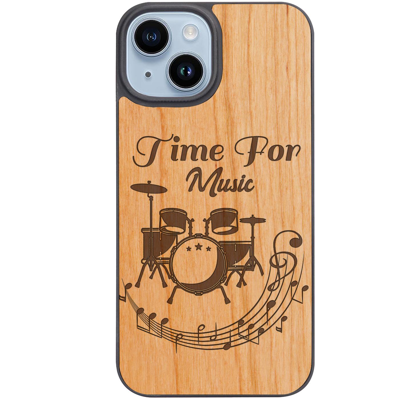 Time For Music - Engraved Phone Case