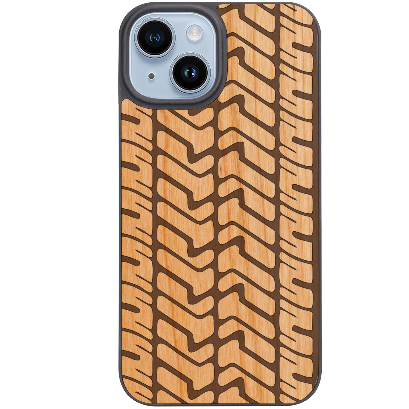 Tyre Tread - Engraved Phone Case