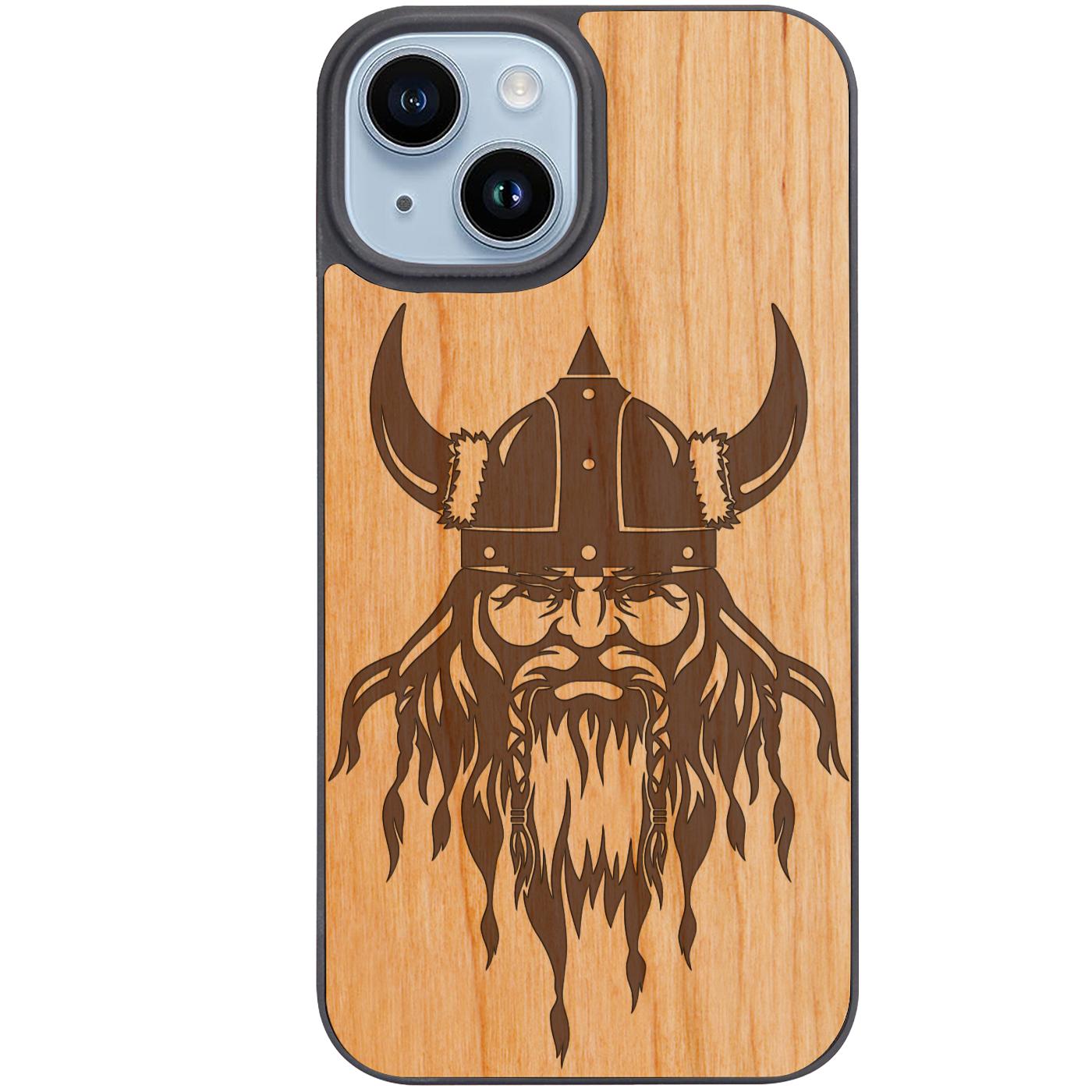 Viking Man - Engraved Phone Case