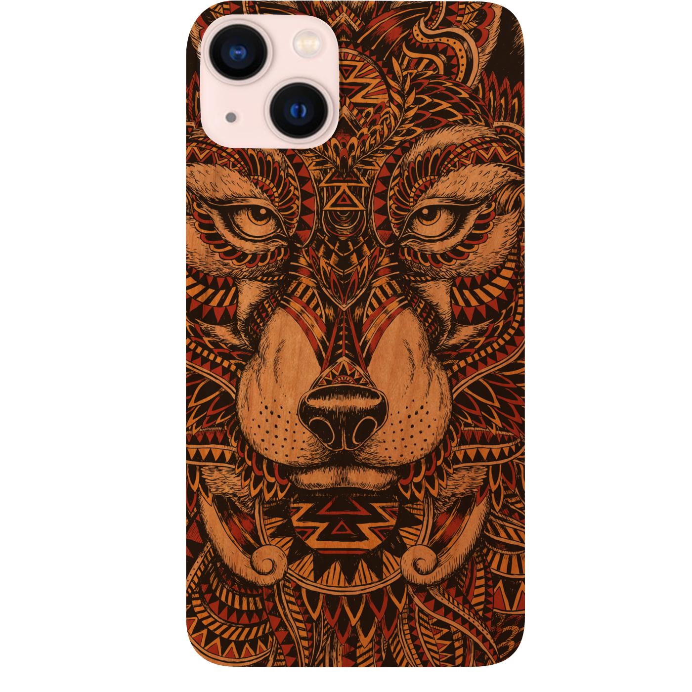Wolf Face Full - UV Color Printed Phone Case