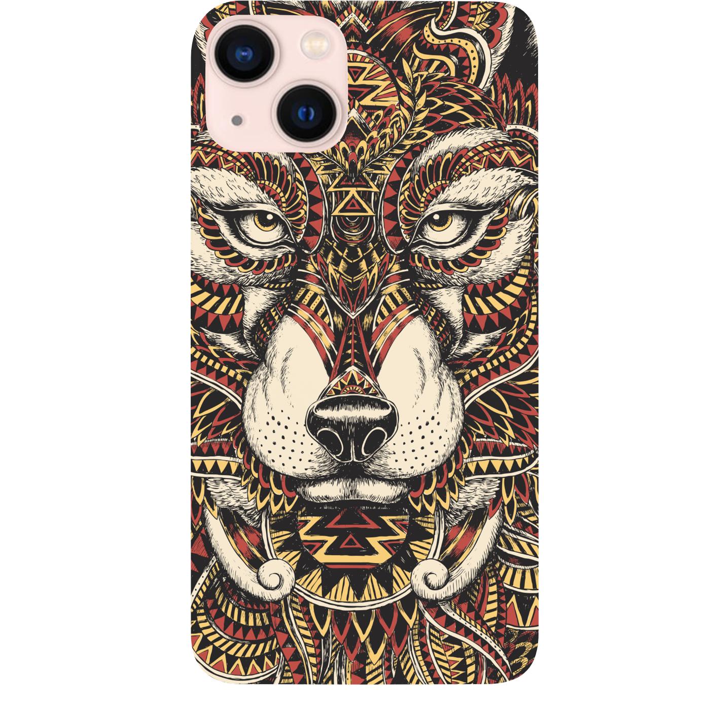 Wolf Face Full - UV Color Printed Phone Case