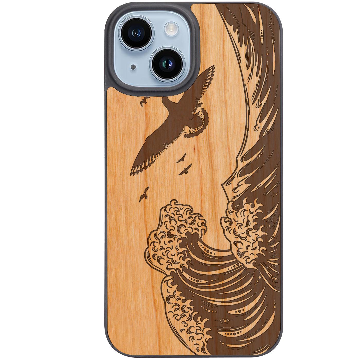 Waves - Engraved Phone Case