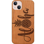 Aloha Pineapple - Engraved Phone Case