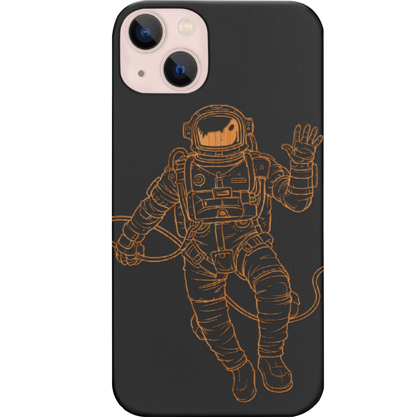 Astronaut - Engraved Phone Case