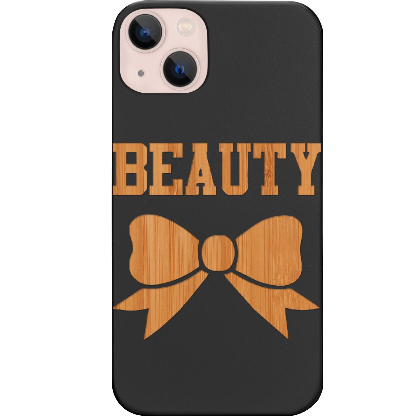 Beauty - Engraved Phone Case