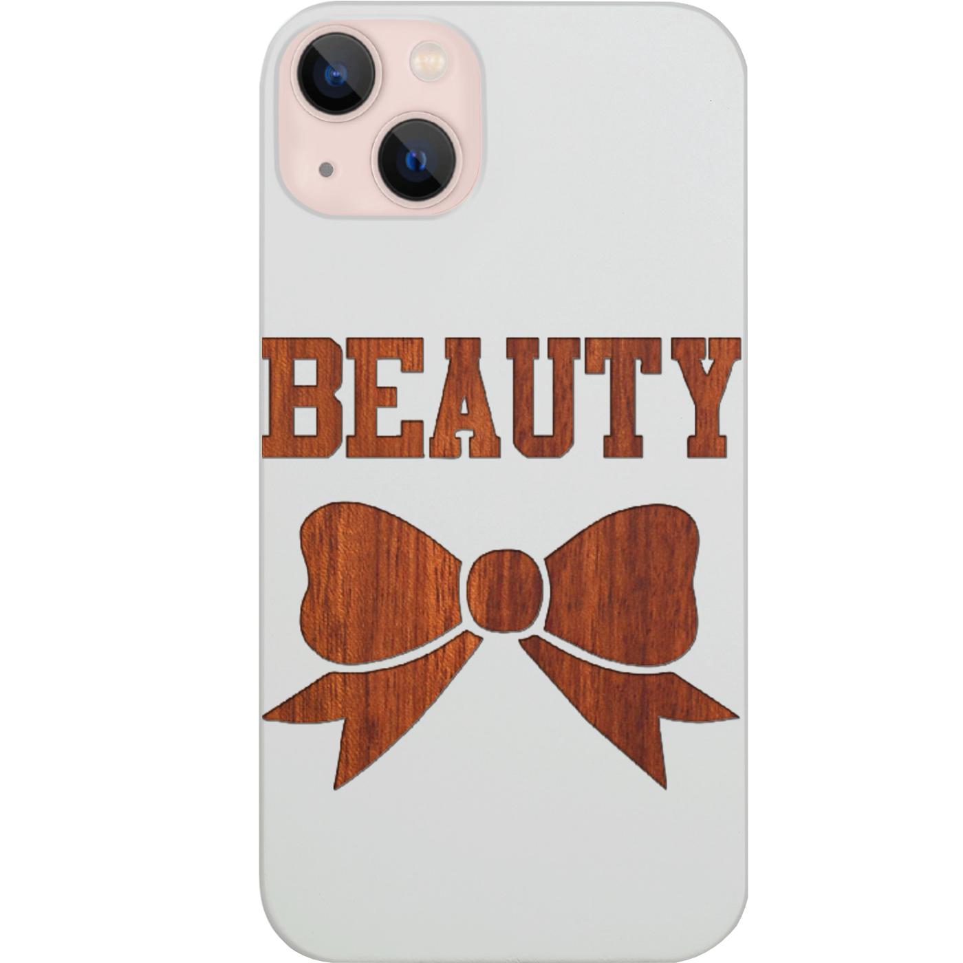 Beauty - Engraved Phone Case