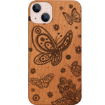 Butterflies - Engraved Phone Case