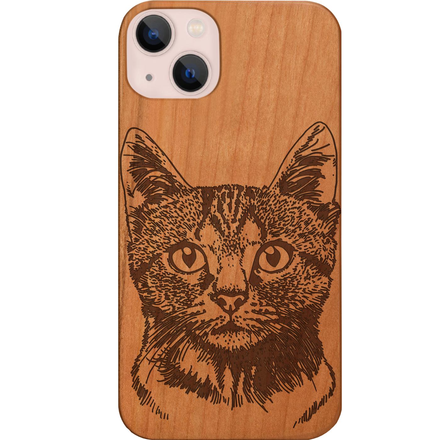 Cat - Engraved Phone Case