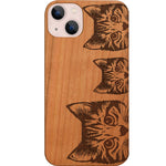 Curious Cats - Engraved Phone Case